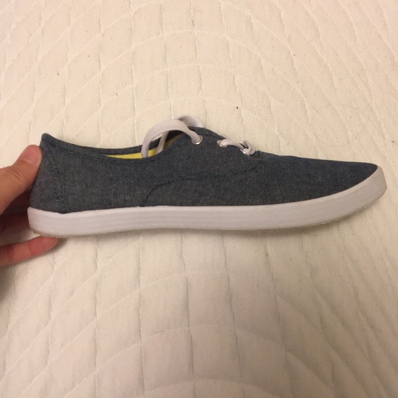 Blue and White Sneakers - Picture 3 of 4